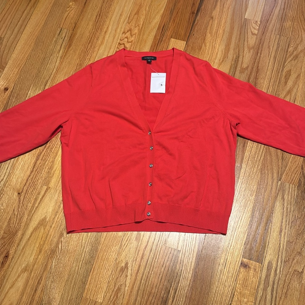 Lands’ End V Neck Cardigan